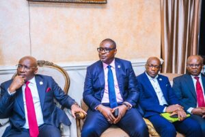 Gov. Eno visits Rev. Uma Ukpai's family