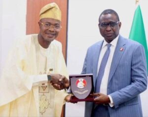 Adeyemi with EFCC Chairman
