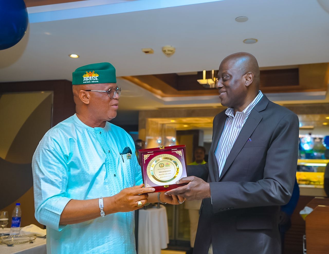 Gov. Eno applauds CBN’s efforts at Transforming NIGERIA’s Economy