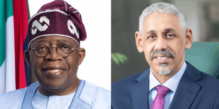 PRESIDENT TINUBU CONGRATULATES THE MAURITANIAN PRESIDENT ON THE ELECTION OF SIDI OULD TAH AS AfDB PRESIDENT