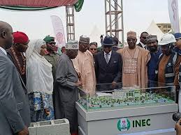 Tinubu flags off construction of new INEC headquarters in Abuja