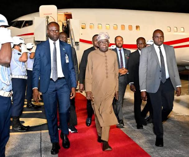 ADC Welcomes Tinubu Back to Nigeria, Asks about His Whereabouts for Five Days After BRICS Meeting