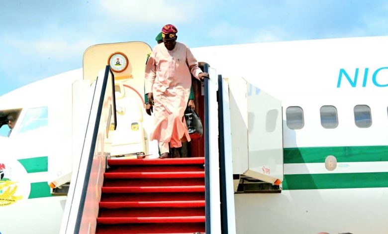 Tinubu returns to Abuja after security meeting in Rome