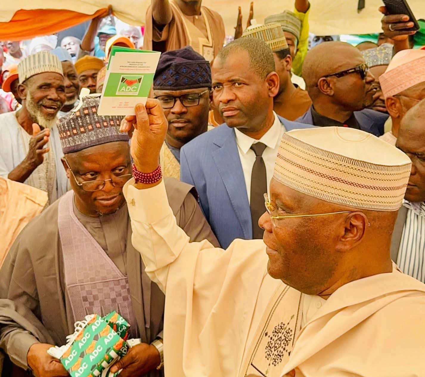 2027: Atiku officially joins ADC, registers in Adamawa