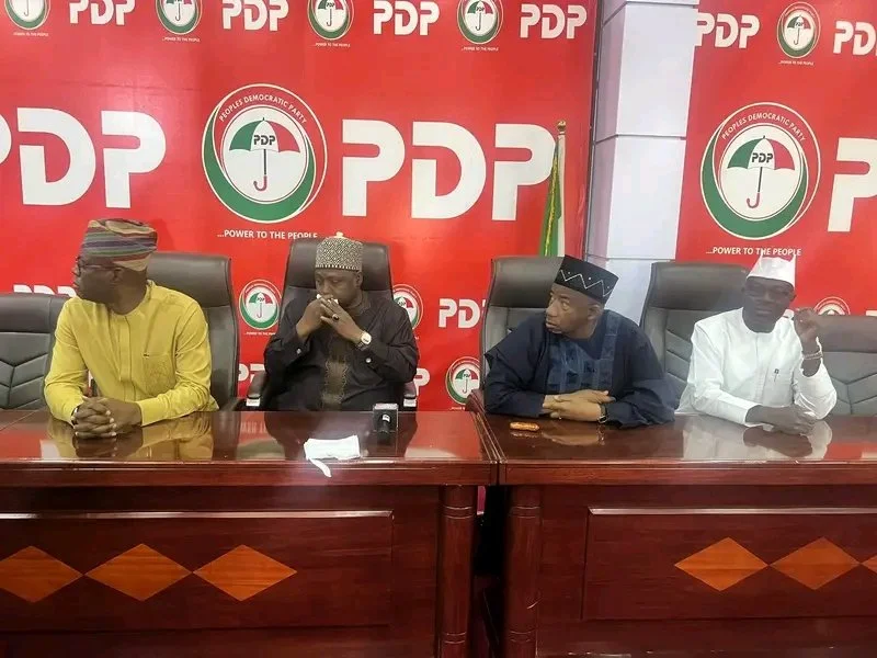 Chaos at PDP Headquarters as rival factions clash in Abuja