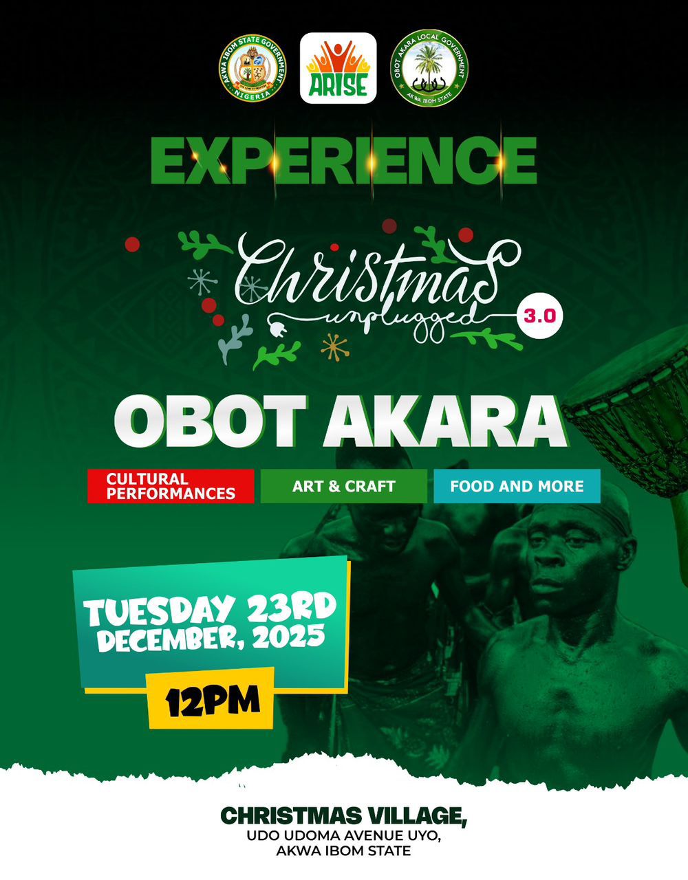 Obot Akara Day: A Historic Celebration of Culture and Community at Christmas Unplugged