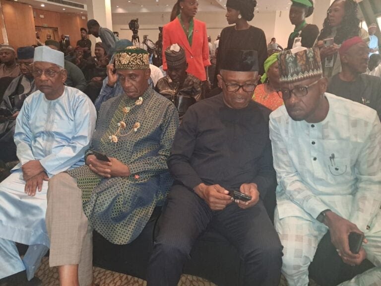 Atiku, Obi, Amaechi, others meet in Abuja, reject newly signed electoral law