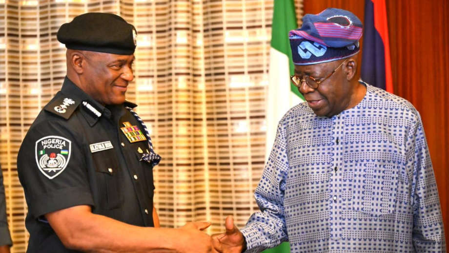 Tinubu swears in Disu as substantive IGP
