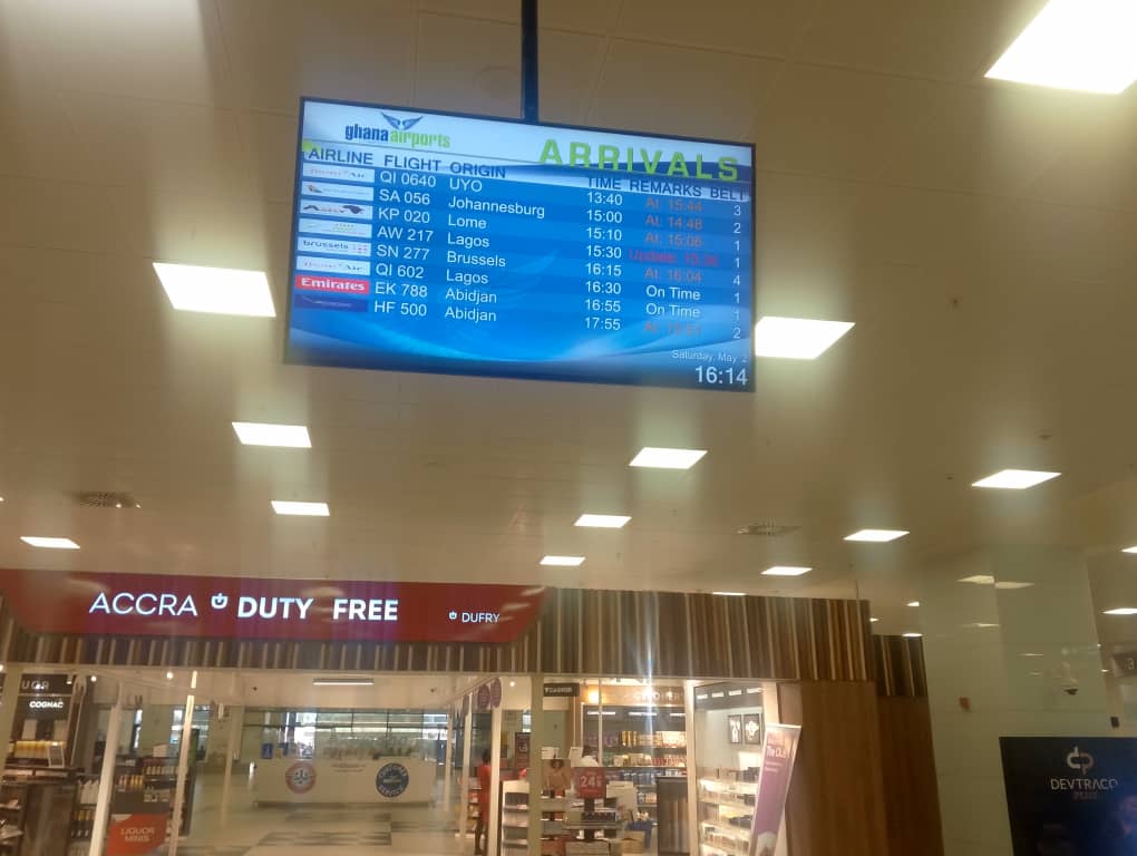 The Uyo-Accra-Uyo maiden international flights