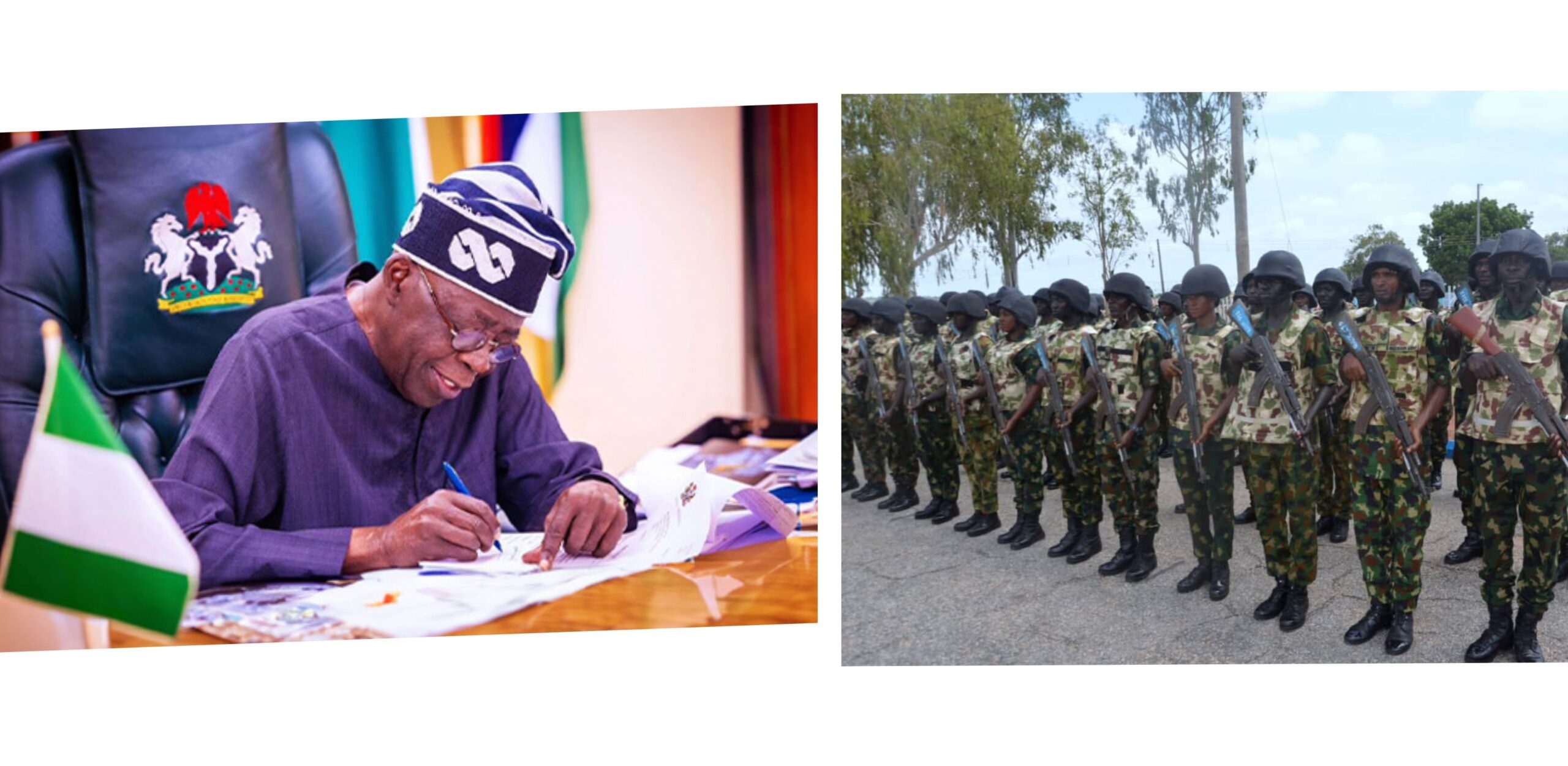 Tinubu approves up to 80% salary increase for armed forces personnel