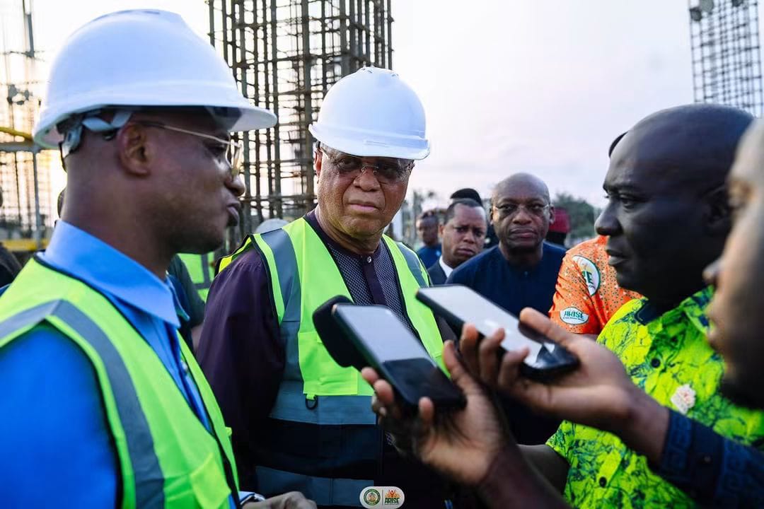 Gov. Eno inspects Ibom International Hospital project, urges citizens to enroll in health insurance